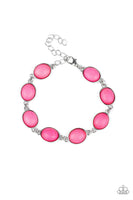Nice Stonework - Pink Bracelet Paparazzi