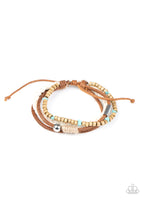 Sahara Pilgrim - Blue Urban Bracelet Paparazzi