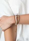 Sahara Pilgrim - Blue Urban Bracelet Paparazzi