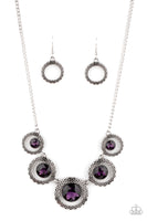 PIXEL Perfect - Purple Necklace Paparazzi