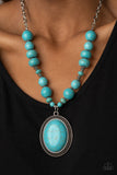 Home Sweet HOMESTEAD - Blue Necklace Paparazzi