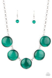 Ethereal Escape - Green Necklace Paparazzi