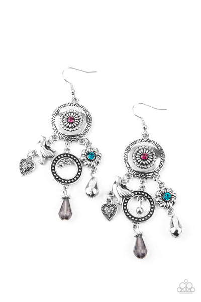 Springtime Essence - Multi-Colored Earrings Paparazzi