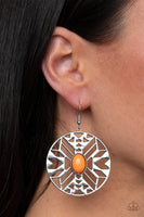 Southwest Walkabout - Orange Earrings Paparazzi