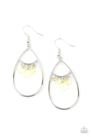 Shimmer Advisory - Yellow Earrings Paparazzi