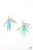 Holographic Glamour - Multi Earrings Paparazzi