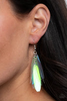 Holographic Glamour - Multi Earrings Paparazzi