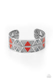 Hidden Glyphs - Red Bracelet Paparazzi