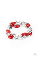 Sorry to Burst Your BAUBLE - Red Bracelet Paparazzi