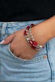 Sorry to Burst Your BAUBLE - Red Bracelet Paparazzi