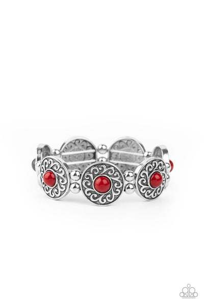 Flirty Finery - Red Bracelet Paparazzi