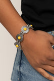 Flirty Finery - Yellow Bracelet Paparazzi - Incoming