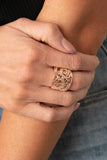 Turning The Tides - Rose Gold Ring Paparazzi