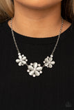 Effortlessly Efflorescent - White Necklace Paparazzi