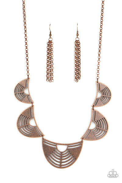 Record-Breaking Radiance - Copper Necklace Paparazzi