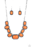 Lets Get Loud - Orange Necklace Paparazzi