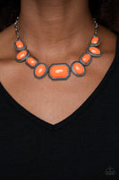 Lets Get Loud - Orange Necklace Paparazzi