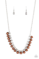 Frozen in TIMELESS - Brown Necklace Paparazzi