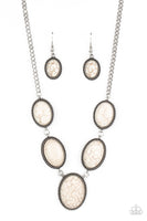 River Valley Radiance - White Necklace Paparazzi