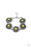 Mojave Mandalas - Yellow Bracelet Paparazzi