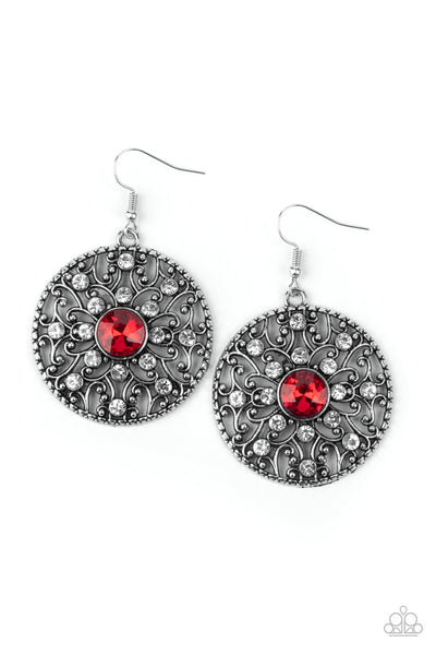 GLOW Your True Colors - Red Earrings Paparazzi