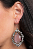 Icy Eden - Pink Earrings Paparazzi