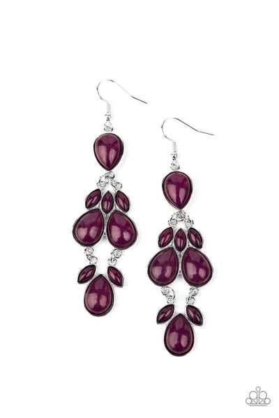 Superstar Social - Purple Earrings Paparazzi