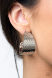 Flatten The Curve - Silver Earrings Paparazzi