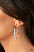 Point-Blank Beautiful - Silver Earrings Paparazzi