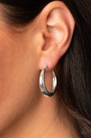 Lay It On Thick - Silver Earrings Paparazzi