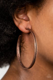 Midtown Marvel - Copper Earrings Paparazzi