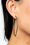 Curved Couture - Brass Earrings Paparazzi