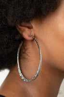 Watch and Learn - Silver Earrings Paparazzi