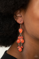 Superstar Social - Orange Earrings Paparazzi