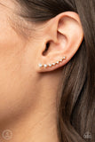 New Age Nebula - Gold Earrings Paparazzi