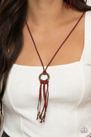 Feel at HOMESPUN - Red Necklace Paparazzi