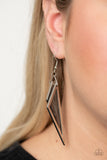 Evolutionary Edge - Silver Earrings Paparazzi