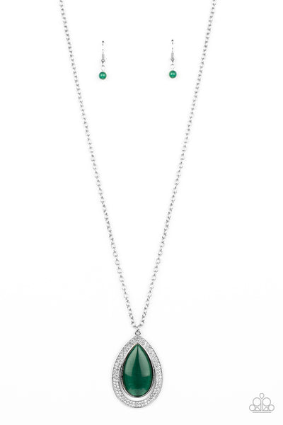 You Dropped This - Green Necklace Paparazzi