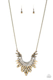 Leave it to LUXE - Brass Necklace Paparazzi