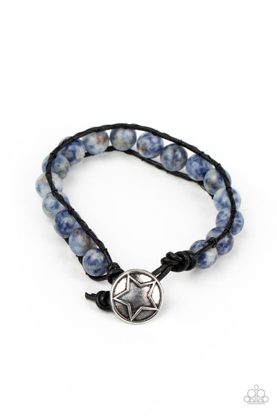 Homespun Stones - Blue Urban Bracelet Paparazzi