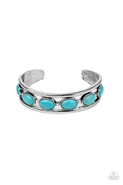 River Rock Canyons - Blue Bracelet Paparazzi