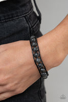 Homespun Stones  - Black Bracelet Paparazzi