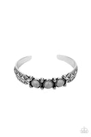 Mojave Glyphs - Silver Bracelet Paparazzi