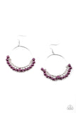 Things Are Looking UPSCALE - Purple Pearl Earrings Paparazzi
