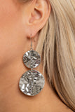 HARDWARE-Headed - Silver Earrings Paparazzi