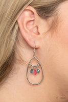 Shimmer Advisory - Multi-Colored Earrings Paparazzi