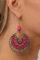 Laguna Leisure - Pink Earrings Paparazzi