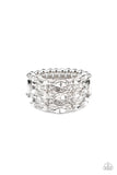 Diva Diadem - White Ring Paparazzi