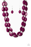 Two-Story Stunner - Purple Necklace Paparazzi