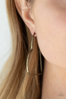 I HEART a Rumor - Brass Heart Earrings Paparazzi